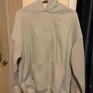 Men's Beige Hoodie Sweater